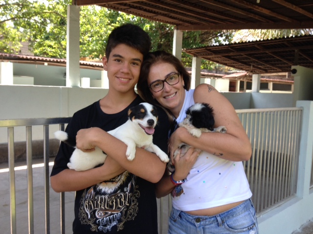 A despedida de Afrodite e Norma.